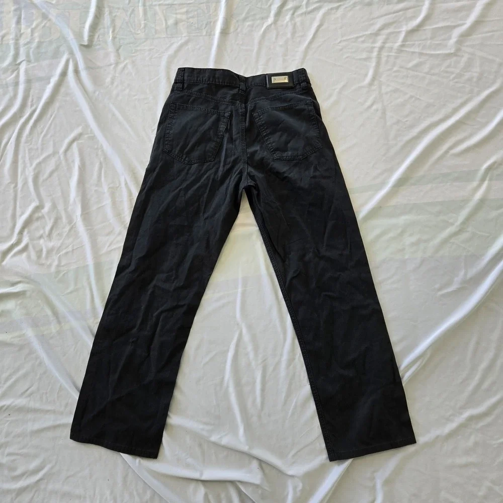 HUGO BOSS Men's‎ Alabama Pants 30 X 32 Black Y2K Jeans Denim Straight Relaxed